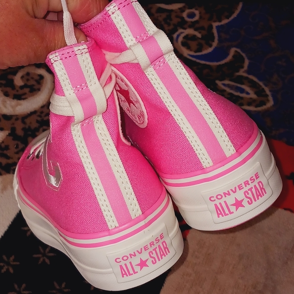 ⚫️  Converse Chuck Taylor All Star Lift  Retro Varsity Shoes Women - Picture 13 of 15